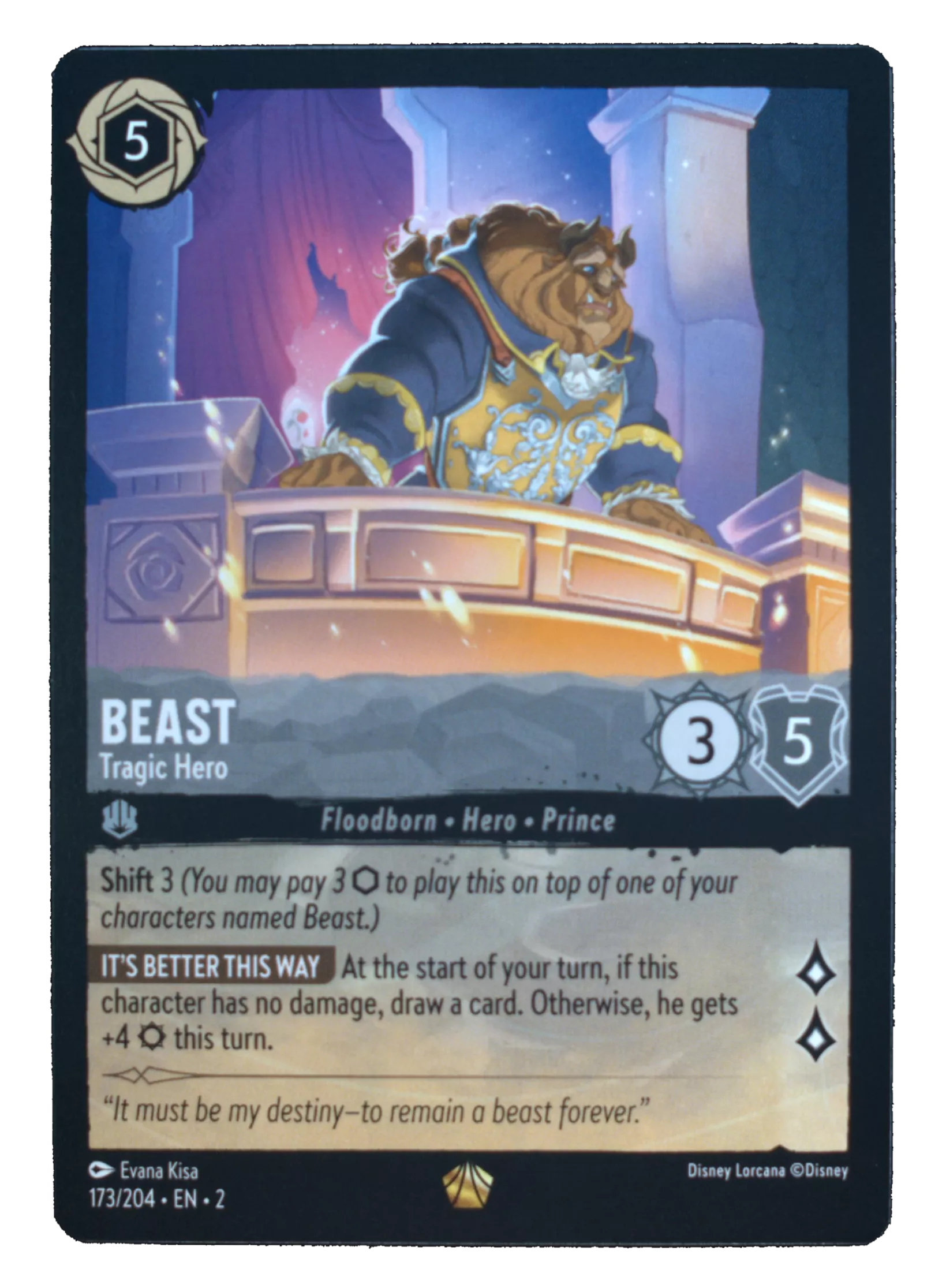 ロルカナ Lorcana Beast - Tragic Hero Beast - Tragic Hero | Rise of the Floodborn | Star City Games